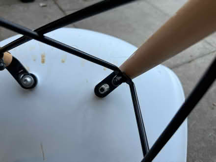 Photo of free 2 x white eames chairs (Hackney E8) #3