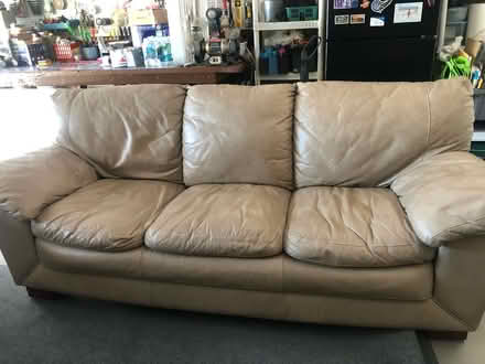 Photo of free Leather couch (Altamonte Springs, Fl) #1