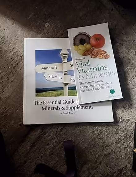 Photo of free 2 books about vitamins and minerals (High Ercall TF6) #1
