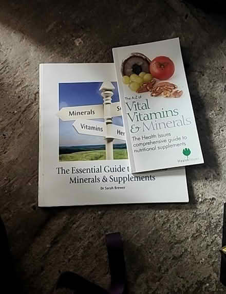 Photo of free 2 books about vitamins and minerals (High Ercall TF6) #1