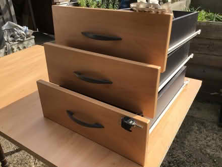 Photo of free Three office style drawers with runners (Presteigne LD8) #1