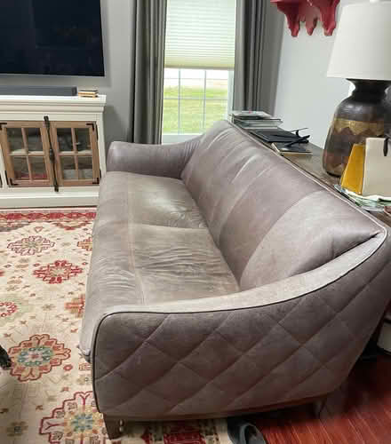 Photo of free Grey leather furniture (Limerick) #2