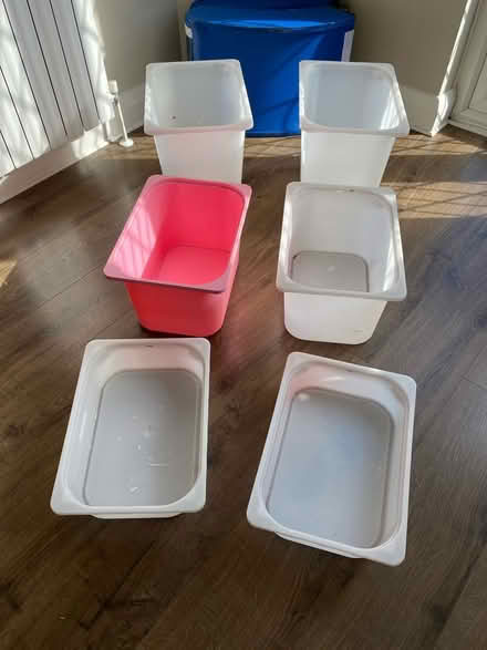 Photo of free 6 x Ikea storage boxes (Hinchley Wood) #1