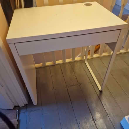 Photo of free READ POST! Ikea small white desk (Linden GL1) #1