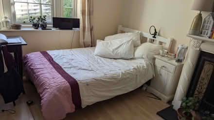 Photo of free Small Double Bed Frame with Mattress – Scandinavian Style (Roehampton SW15) #1