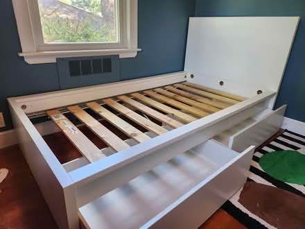 Photo of free Bed frame and under bed storage (Arlington Heights) #1