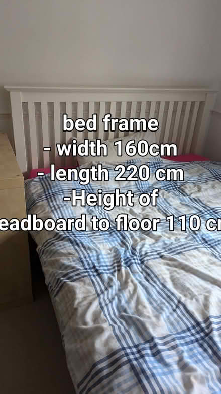 Photo of free Kingsize Bed Frame with Mattress – Scandinavian Style (Roehampton SW15) #3
