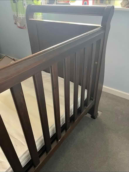 Photo of free Sleigh type child bed (North of Romsey SO20) #4