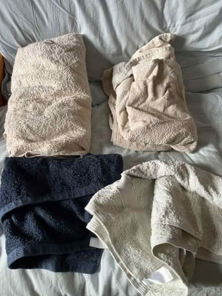Photo of free 2 bath towels and 2 hand towels (Bellevue EH7) #1