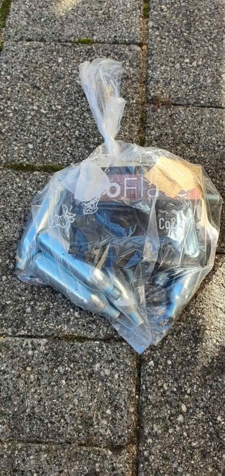 Photo of free CO2 Proflate Tyre inflate cylinders (Fetcham KT22) #1