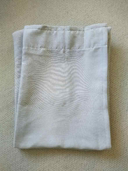 Photo of free Pair of beige blackout curtains (Baldock SG7) #1