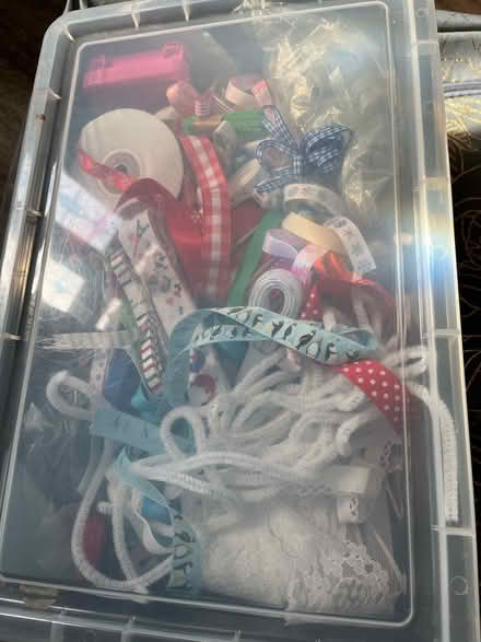 Photo of free Box full assorted ribbons (Ash vale) #2