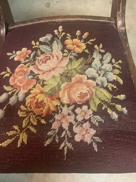 Photo of free Small antique desk chair (Saratoga) #2