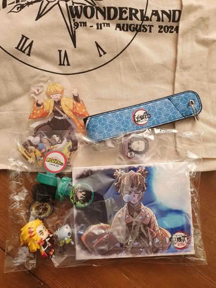 Photo of free Anime tote bags and Anime bits (Troy Town ME1) #2