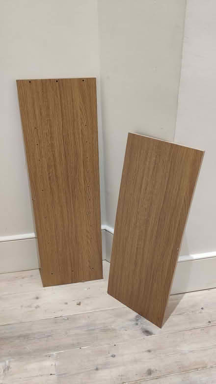 Photo of free Manufactured wood shelves for upcycling (West Kensington W14) #1