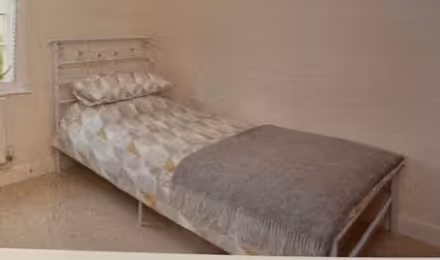 Photo of free White metal frame single bed (Fen Drayton CB24) #1