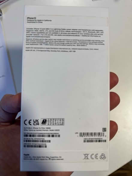 Photo of free iPhone 13 pink 128gb box only (NN14 3) #2