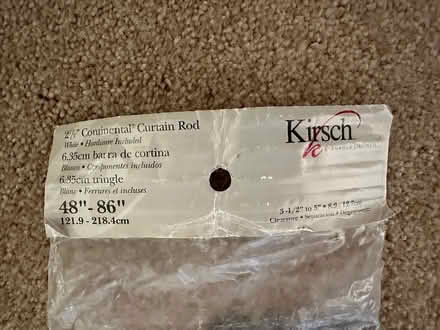 Photo of free 2 1/2” Continental Curtain Rod (Monta Vista North) #1
