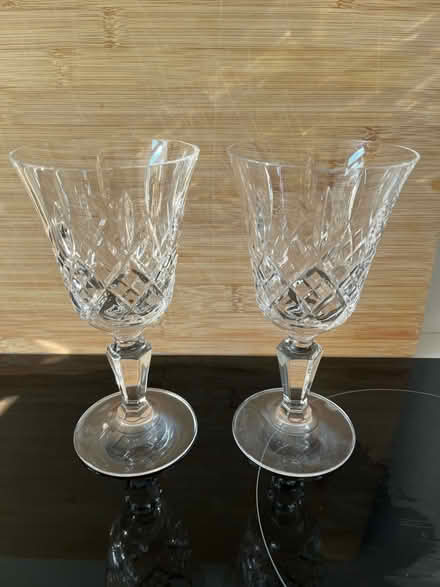 Photo of free Crystal wine glasses (Slyne with Hest, lancaster) #1