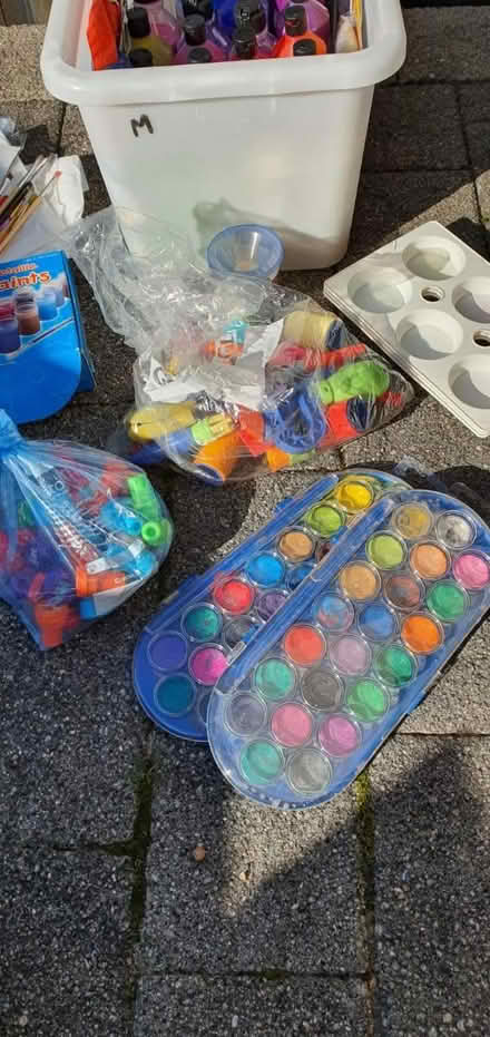 Photo of free Poster paints & accessories (Fetcham KT22) #2