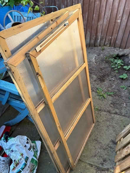 Photo of free Small wood and plastic greenhouse (Kingston Gate KT2) #2