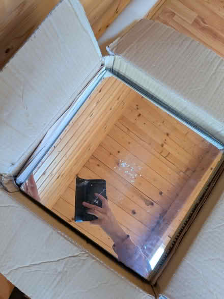 Photo of free Box of 30x30cm Mirrors (Kempston MK42) #1