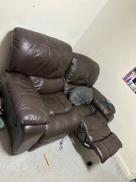 Photo of free 2 seater recliner sofa (DN12) #1