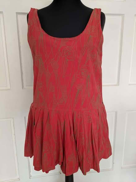 Photo of free Handmade Cotton Culotte Orange Playsuit - size M (Pollards Hill CR4) #2
