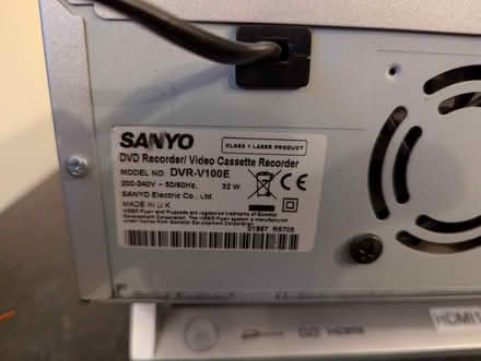 Photo of free Sanyo VHS to DVD recorder (Hatchford, nr Cobham KT11) #3
