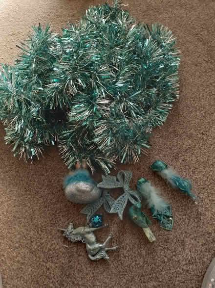 Photo of free Tinsel + Christmas decoration (Stockport SK7) #1