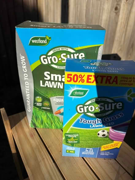 Photo of free Lawn seed (boxes about half full) (Kingston Gate KT2) #1