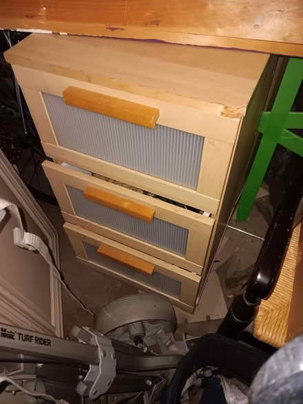 Photo of free 3 drawer side table (Erin mills and burnhamthorpe) #1