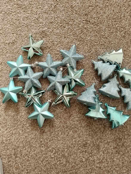 Photo of free 19 Blue Christmas decorations (Stockport SK7) #1