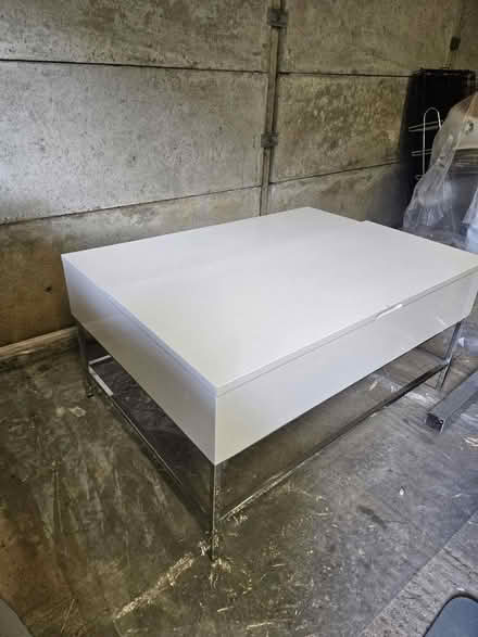 Photo of free Storage coffee table, White (Isleworth) #1