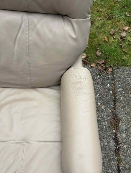 Photo of free Bonded leather recliner (Mill Creek) #2