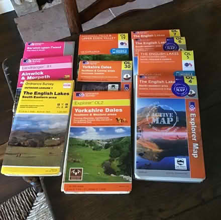 Photo of free 10 Ordnance Survey Maps (Great Strickland CA10) #1
