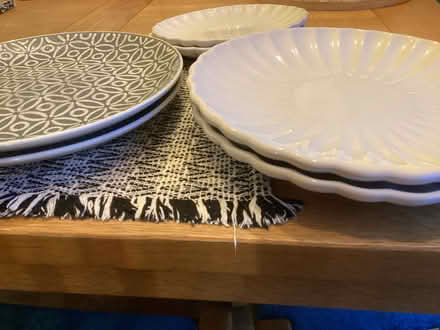 Photo of free Four dinner plates and two side plates (Lostock Hall PR5) #2