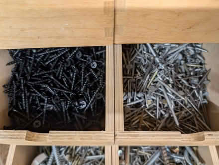 Photo of free Boxes of odd screws and nails (Bessels Green TN13) #2