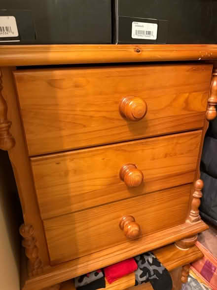 Photo of free Solid wood bedside tables x2 (Falconwood) #1