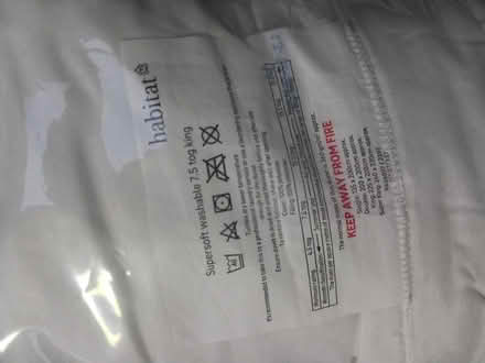 Photo of free Habitat supersoft duvet (Leicester) #1