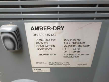 Photo of free Dehumidifier (Surbiton, KT6) #2