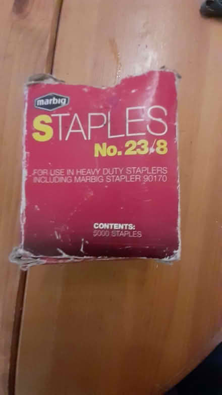 Photo of free Heavy duty staples (Portslade by Sea BN41) #1