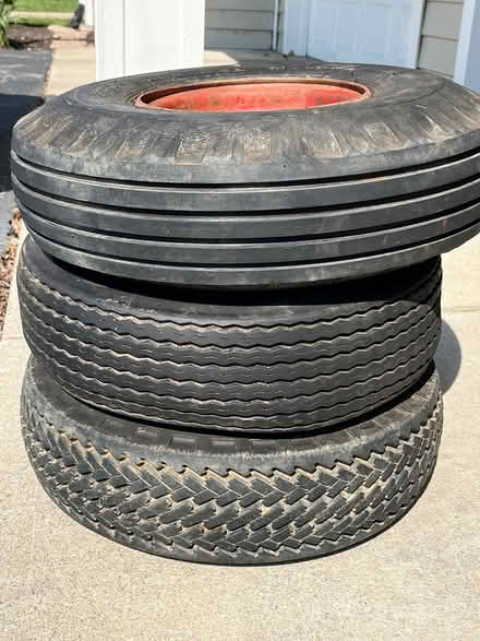 Photo of free 3 trailer rims and tires (96th & Westfield) #4