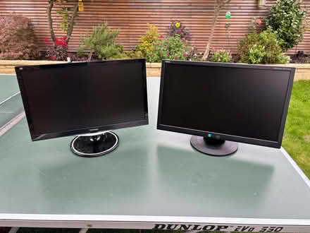 Photo of free Pair of working computer monitors (NEC and Viewsonic) (Whitton TW2) #1