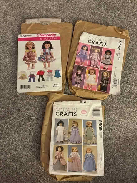 Photo of free Doll clothes patterns (Wilmington) #1