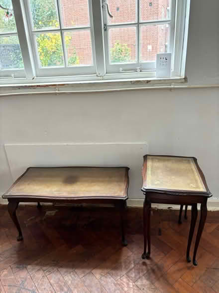 Photo of free 3 small vintage wooden tables (Camberwell SE5) #1