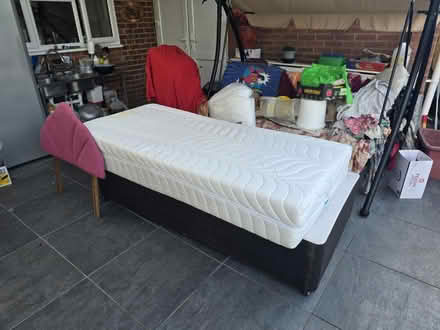 Photo of free Single Bed Base with Headboard ONLY (TW5) #1