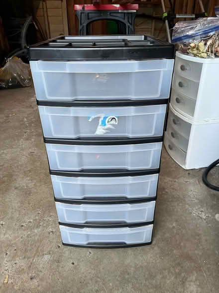 Photo of free 2 plastic storage chests (Village of Williamsville) #2