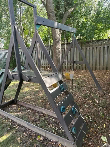 Photo of free Child swing set and slide (Third line and Dundas) #2