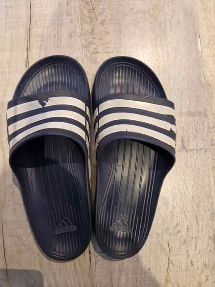 Photo of free Adidas sliders (Waverley Road. SE187TJ) #4